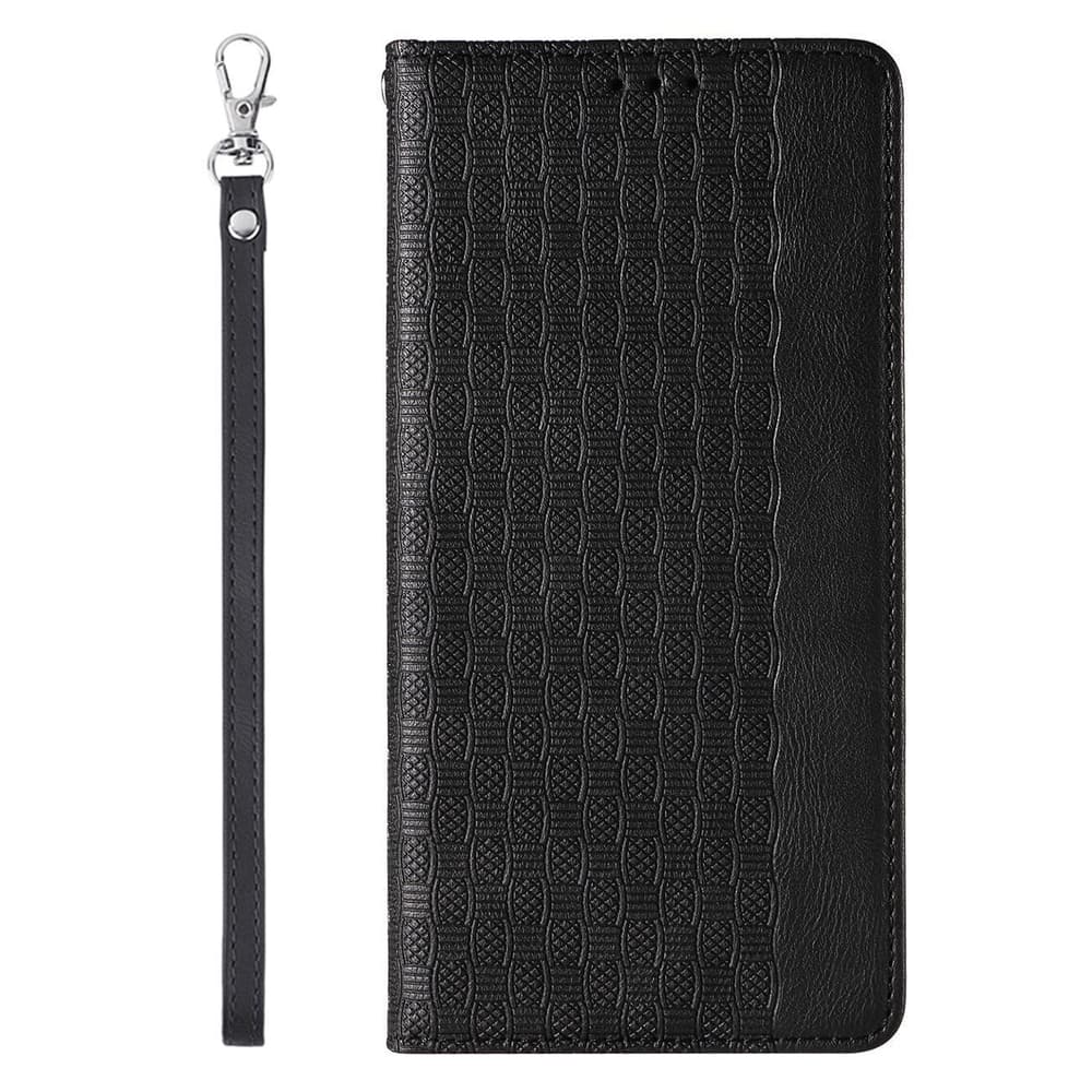 Hurtel Magnet Strap ovitek z denarnico in oporo za iPhone 14 Pro, črn 5