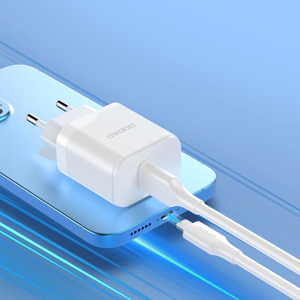 Dudao A20EU USB-A 18W omrežni polnilec - bela 6