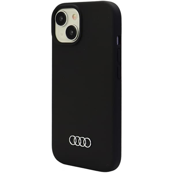 Silikonski ovitek Audi za iPhone 15 - črn 3