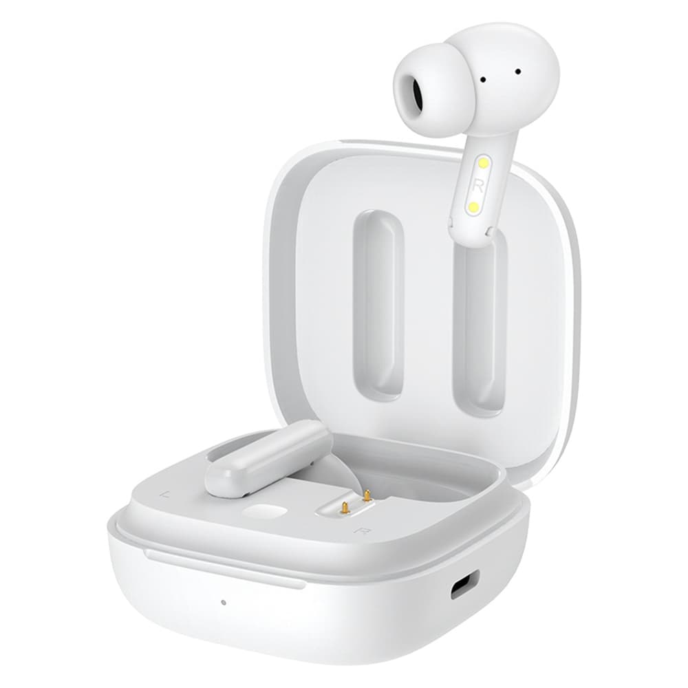 QCY T13 ANC slušalke, čepki z ANC, IPX5, Bluetooth 5.3 - bele
