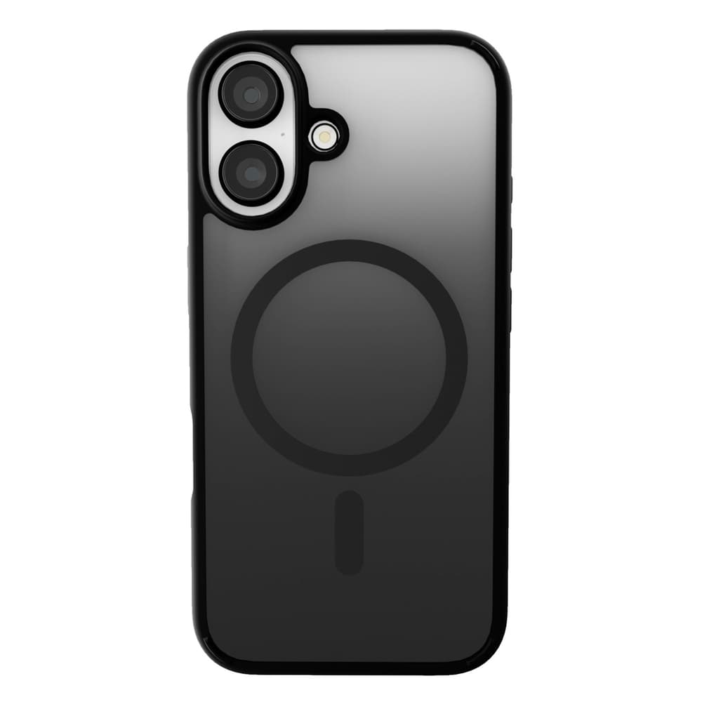 Puro Gradient MagSafe silikonski ovitek za iPhone 16 - Črna 3