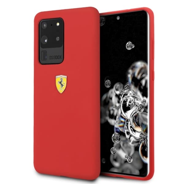 Ferrari Trdi ovitek za Samsung Galaxy S20 Ultra G988 - Rdeča