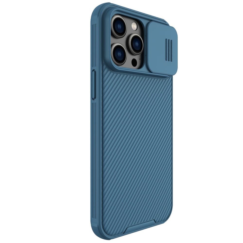 Nillkin CamShield Pro ovitek za iPhone 14 Pro Max s ščitom za kamero, moder 3