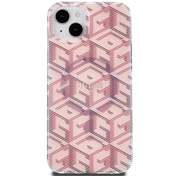 Guess IML GCube MagSafe etui za iPhone 15 Plus / 14 Plus - roza 3