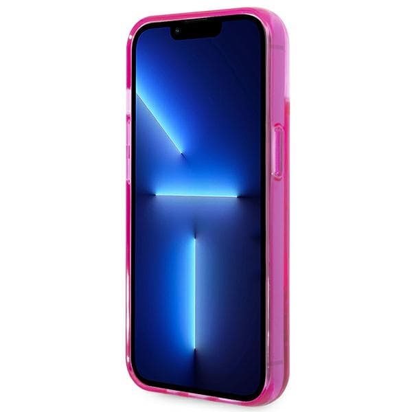 Karl Lagerfeld Liquid Glitter Elong etui za iPhone 14 Plus - roza 5