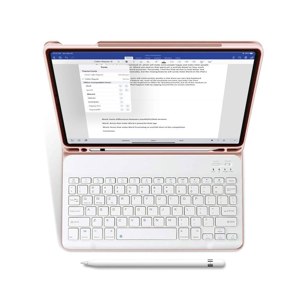 Ovitek Tech-Protect SC Pen z tipkovnico za iPad 10.9" 2022 - roza 2