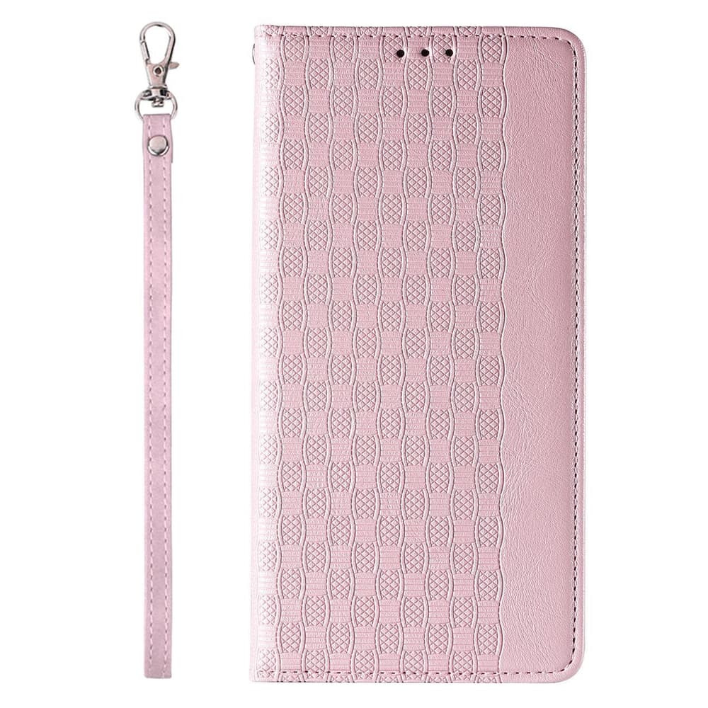 Hurtel Magnet Strap ovitek z denarnico in oporo za iPhone 14 Pro, roza 5