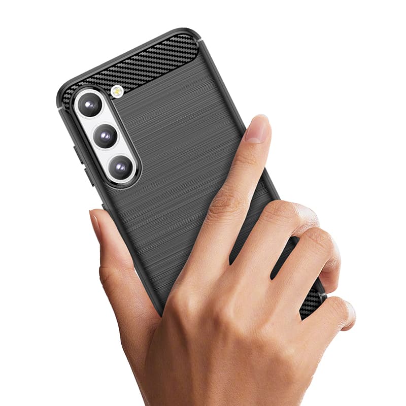 Carbon Case ovitek za Samsung Galaxy S23+, črn 6