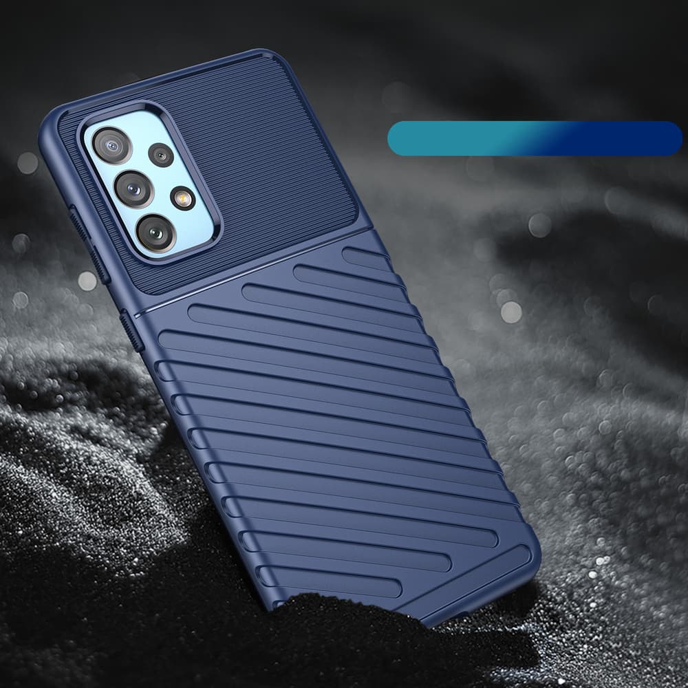 Hurtel Thunder Case prožno oklepno ovitka za Samsung Galaxy A73 modra 5