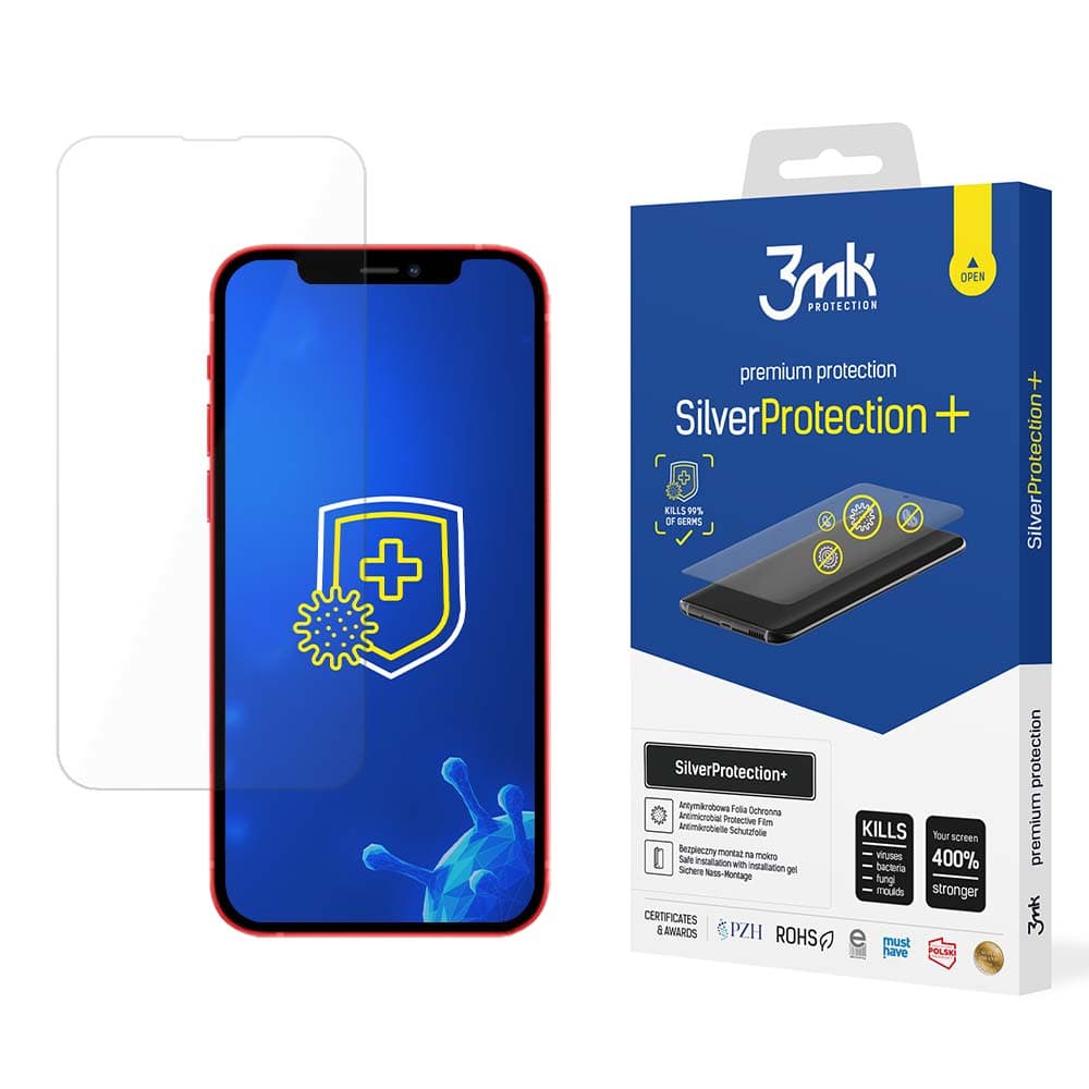 iPhone 13 Pro / iPhone 13 - Antibakterijska folija za zaslon 3mk SilverProtection+