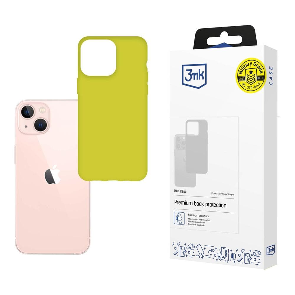 3mk Matt ovitek za iPhone 14 - limeta zelena