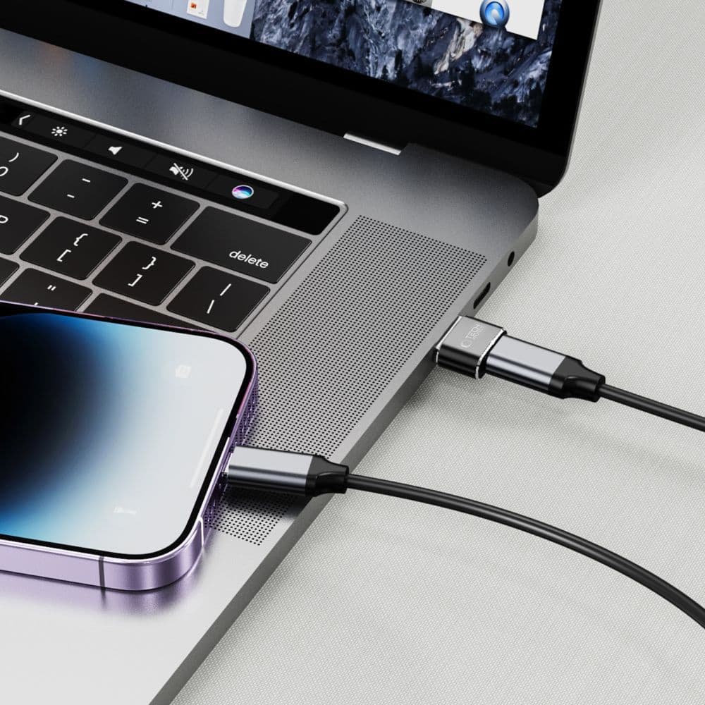 Tech-Protect UltraBoost USB-A (M) / USB-C (F) adapter, črn 2