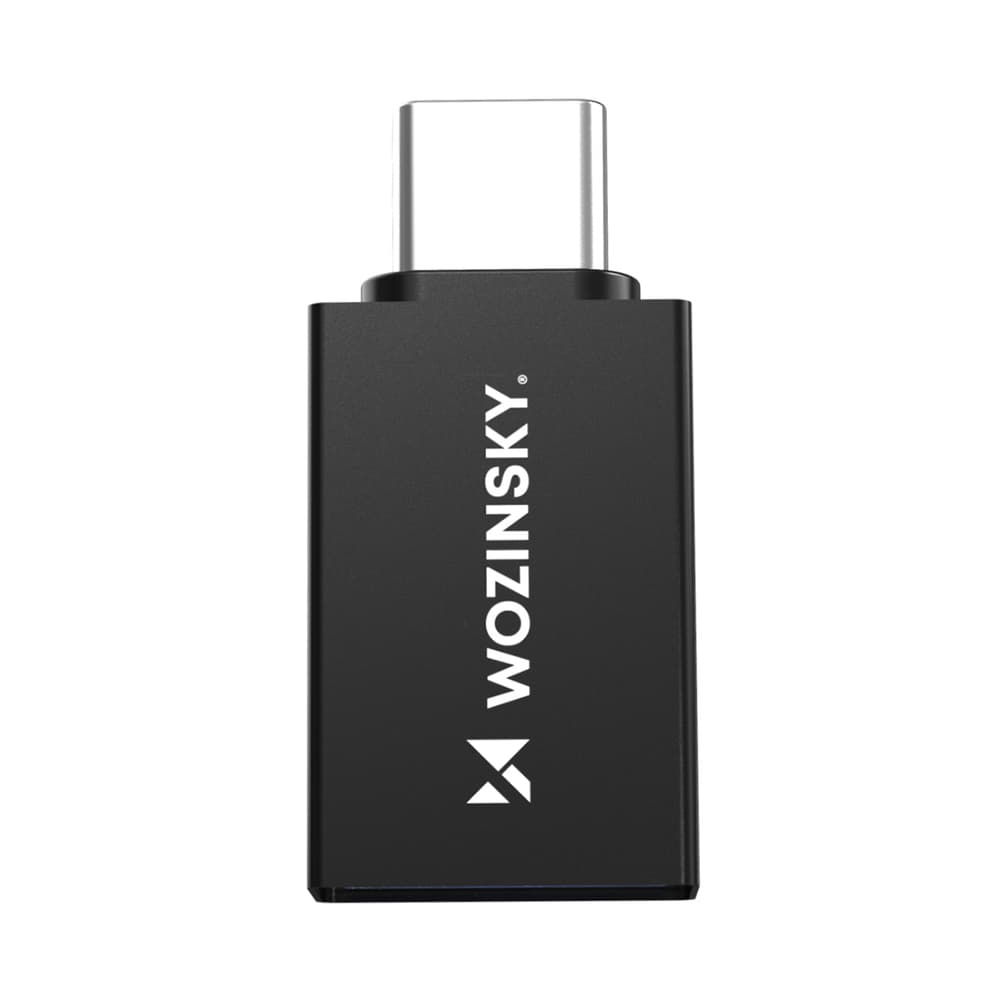 Wozinsky W10GY1S USB-C v USB-A 3.2 adapter (10Gb/s) - črn 2