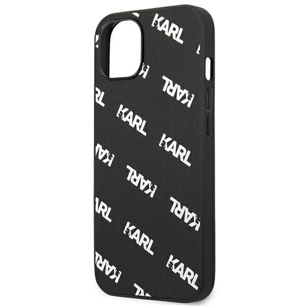 Karl Lagerfeld ovitek Allover za iPhone 13 mini - črn 6