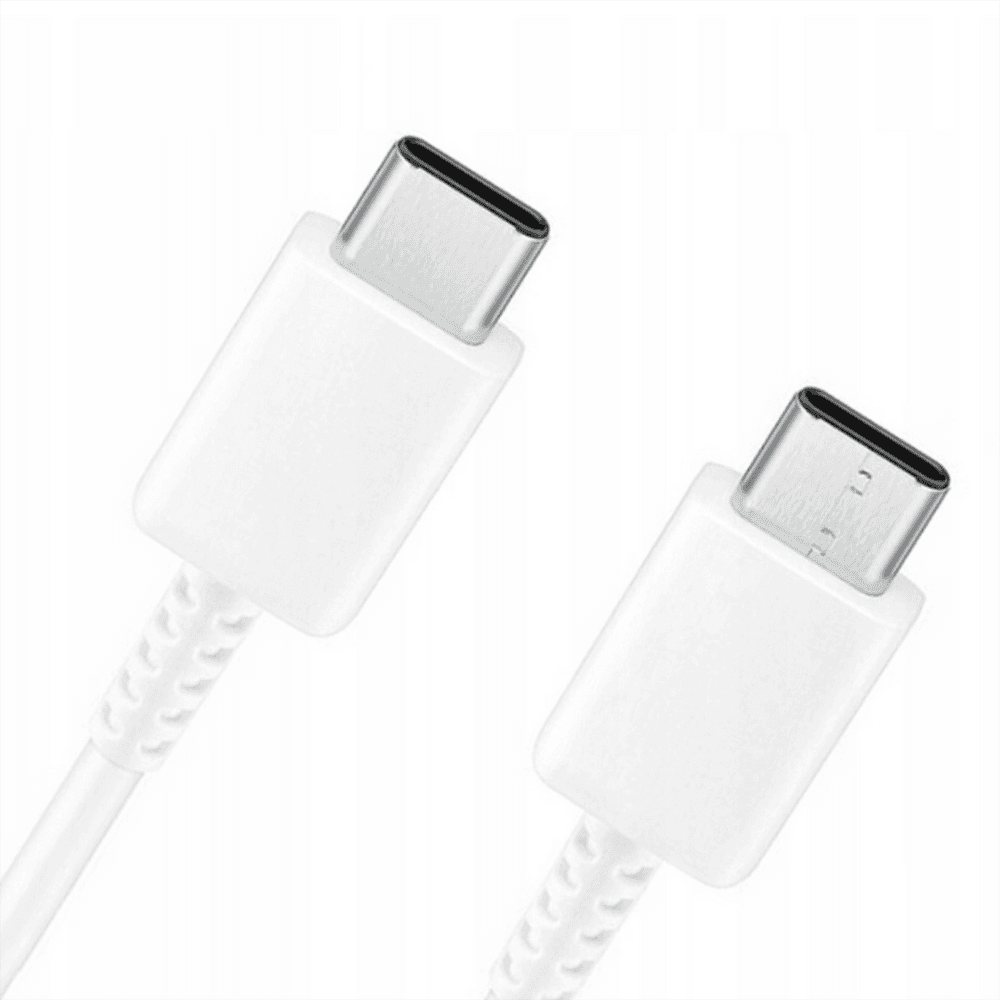 Samsung EP-DA905BWE USB-C - USB-C 3A kabel 1m, bel (nadomestno pakiranje) 2
