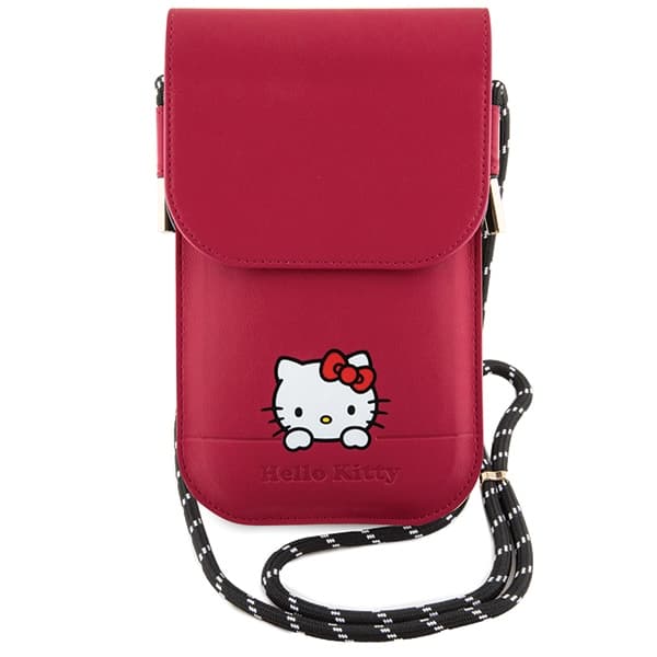 Usnjena torbica Hello Kitty Leather Daydreaming Cord - roza 2