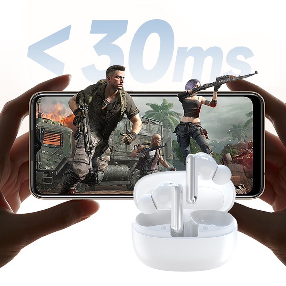 Dudao U21 TWS ANCENC Bluetooth slušalke - bele 2