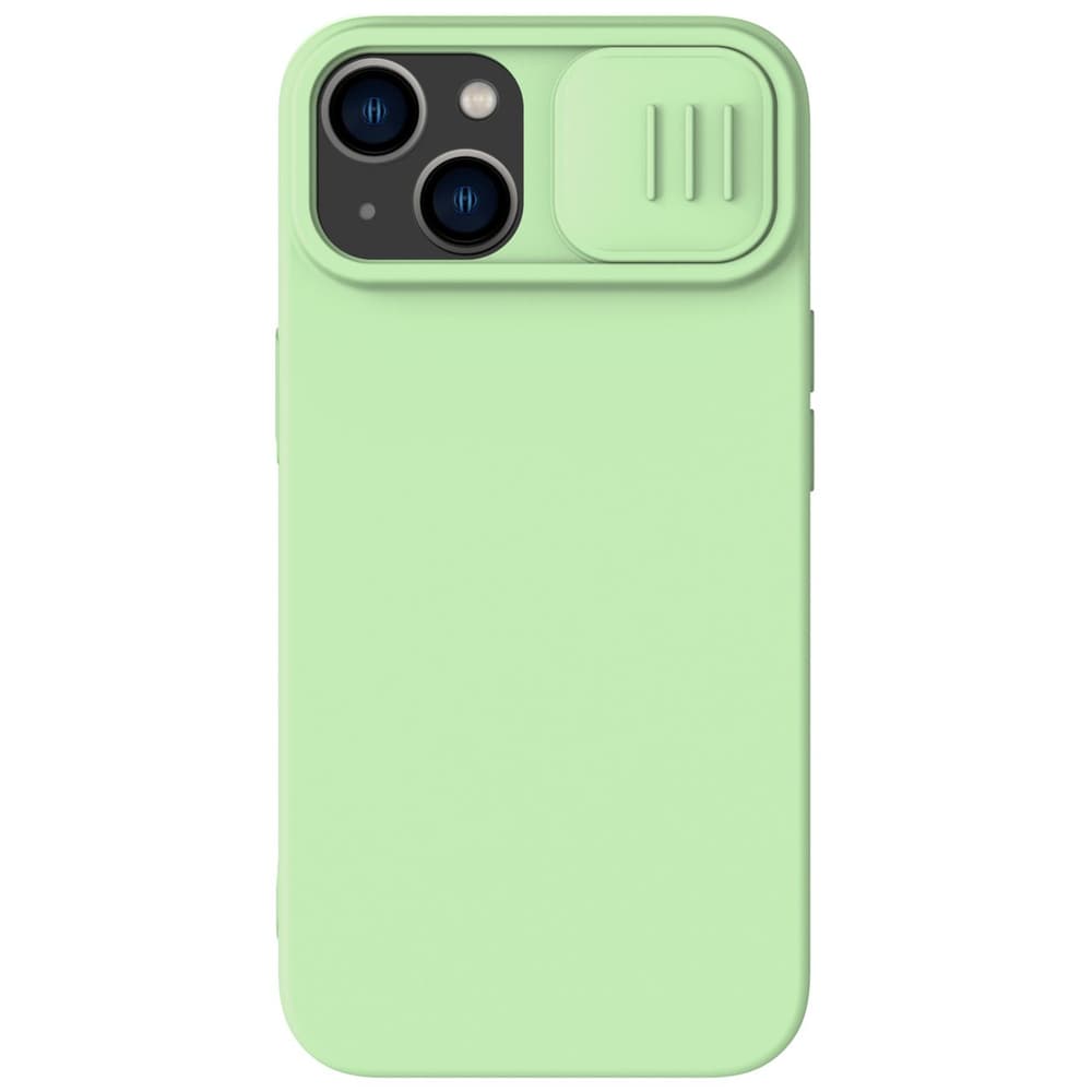 Nillkin CamShield Magnetic silikonski ovitek za iPhone 14 Plus MagSafe, zelen