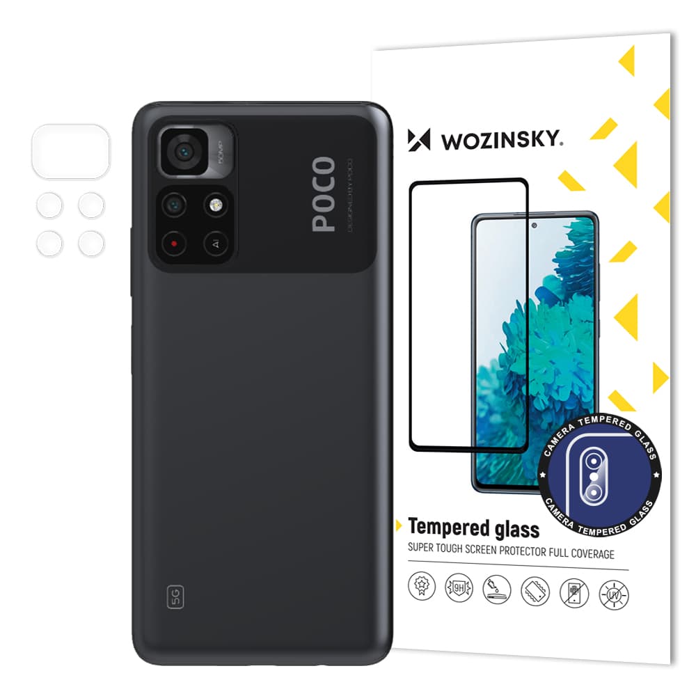 Wozinsky Camera Glass 9H kaljeno steklo za kamero Xiaomi Poco M4 Pro 5G