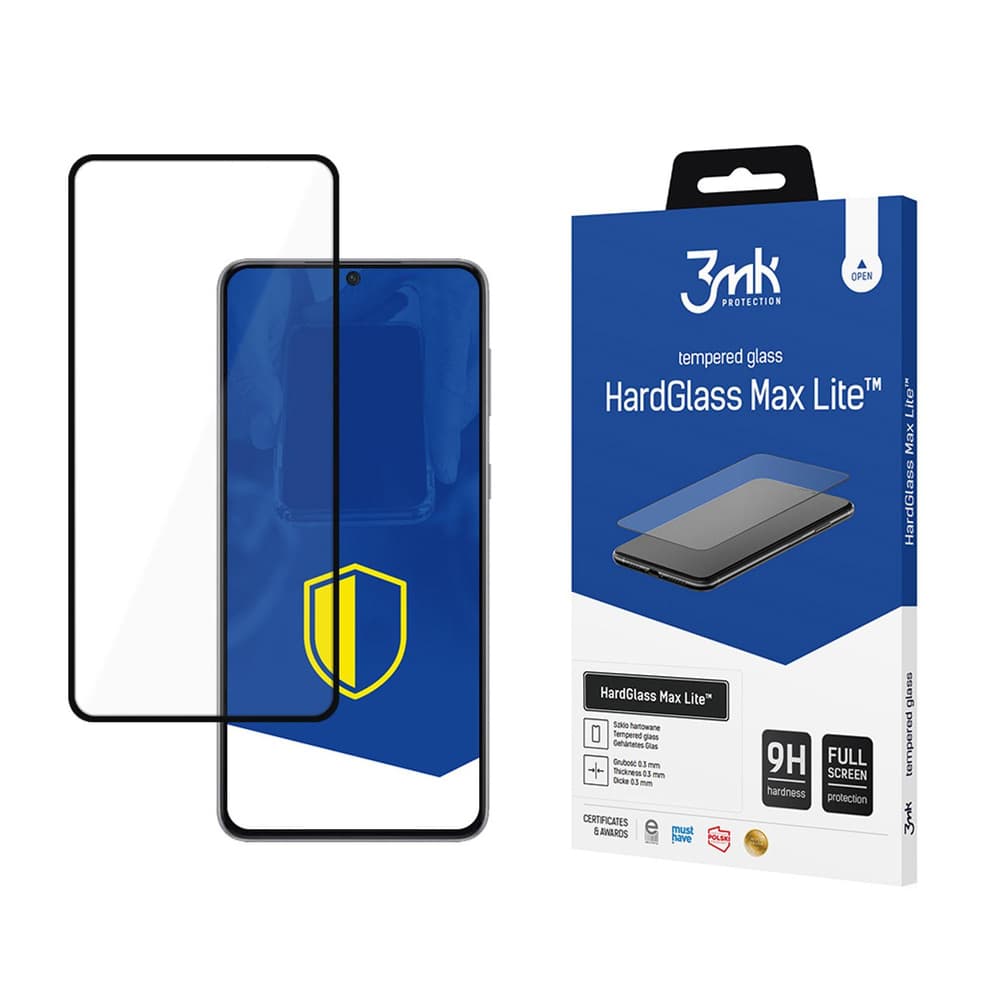 Zaščitno steklo 3mk HardGlass Max Lite™ za Samsung Galaxy S21+ 5G