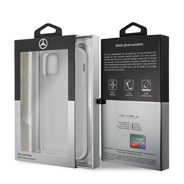 Mercedes ovitek Line za iPhone 12 Pro Max (6,7") - Prozoren 8