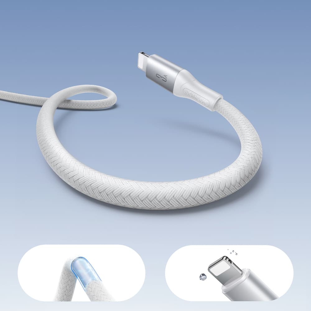 Joyroom S-A28 USB-A - Lightning 3A kabel 1m (bel) 7