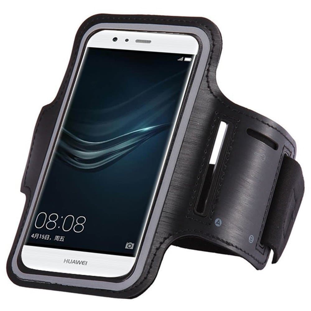 Univerzalna tekaška torbica za roko za pametne telefone do 6" – črna 2