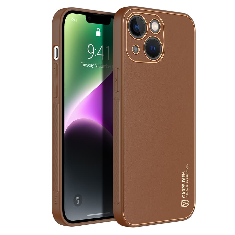 Dux Ducis Yolo etui za Apple iPhone 14, rjav 3