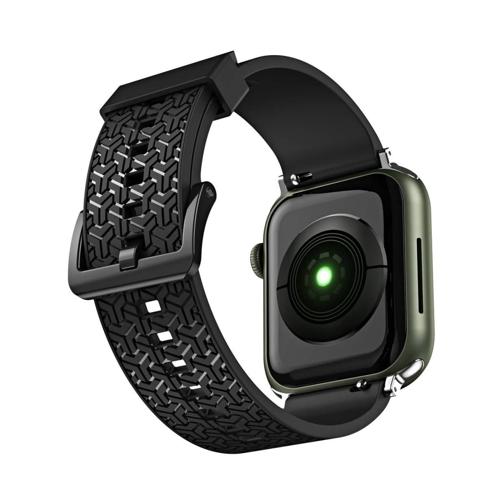 Hurtel Y Watch Strap zapestnica za Apple Watch 42/44/45 mm, črna