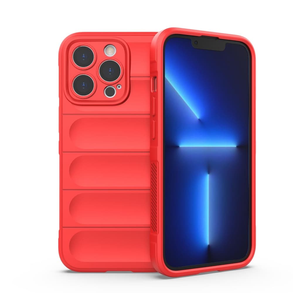 Magic Shield ovitek za iPhone 13 Pro Max - rdeč