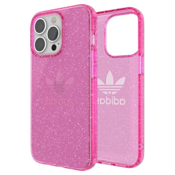Adidas OR Protective Clear Glitter ovitek za iPhone 13 Pro / 13 (roza) 7