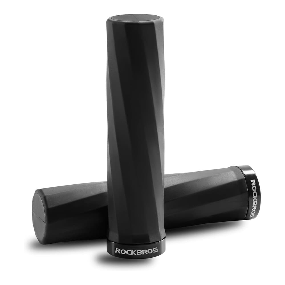Rockbros 71230002004 gumijasti ročaji za kolo - črna