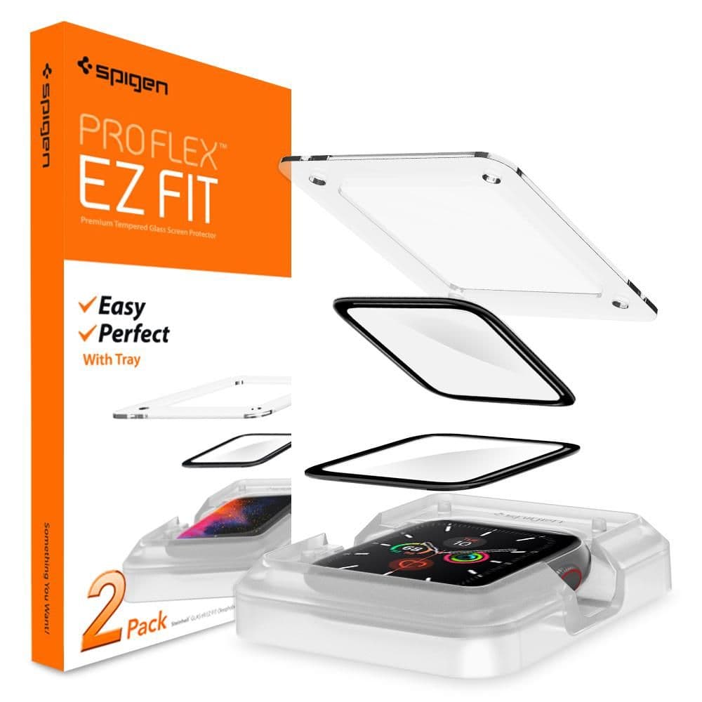 Hybridno steklo Spigen ProFlex EZ Fit za Apple Watch 4/5/6/SE (44mm)