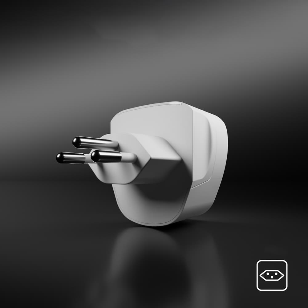 SBS CH potovalni adapter (bel) 5