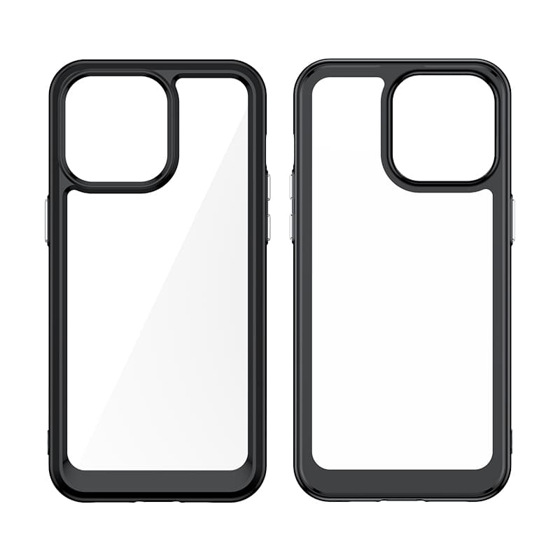 Hurtel Outer Space ojačano ohišje za iPhone 15 Pro s prožnim okvirjem, modro 2