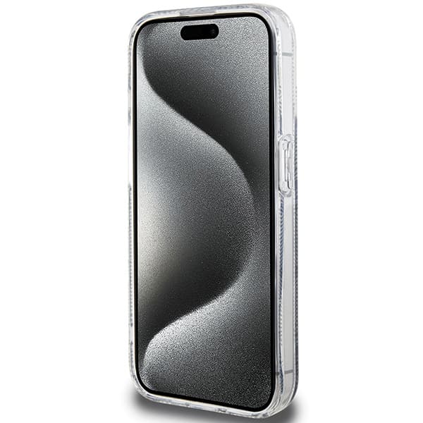 Guess IML GCube MagSafe etui za iPhone 15 Pro - črna 5