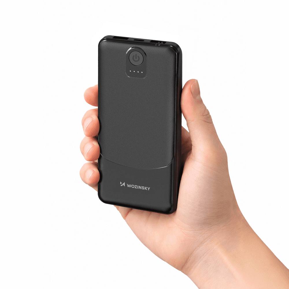 Wozinsky Wpower WPBBK-2 Power Bank, 10000mAh, črna 3