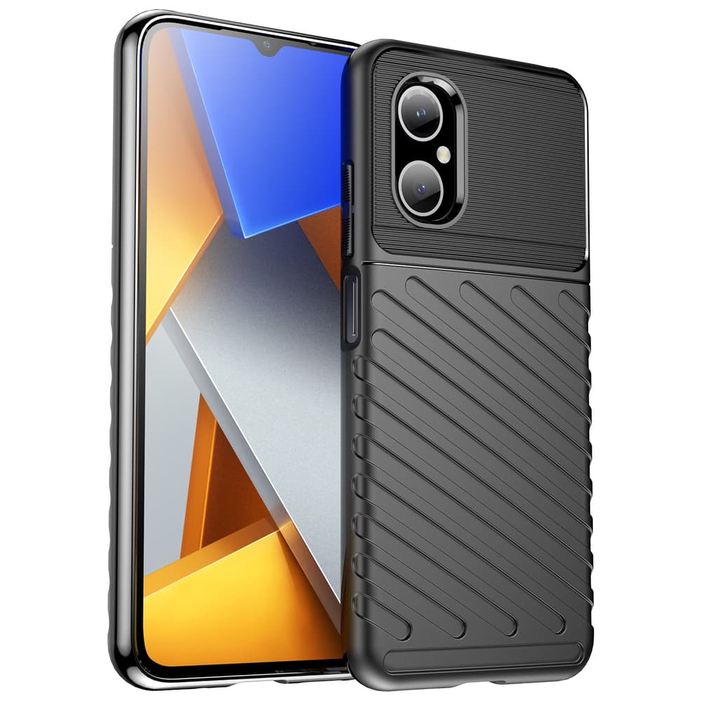 Armor etui Thunder Case za Xiaomi Poco M4 5G - črn