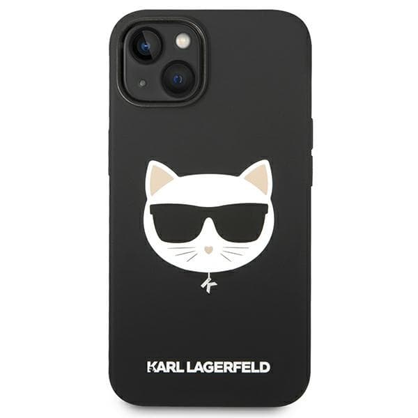 Karl Lagerfeld Silicone Choupette Head ovitek za iPhone 14 Plus (6.7"), črna 3