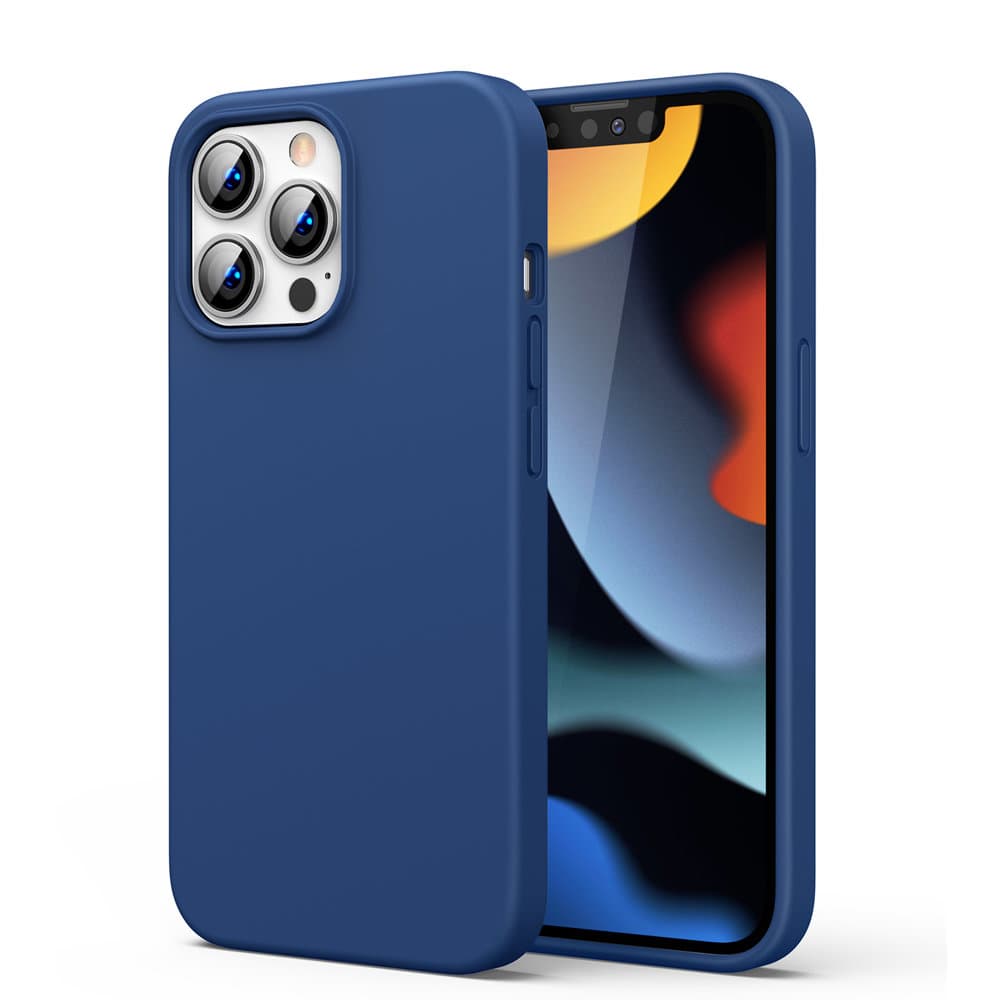 Ugreen Zaščitni silikonski ovitek za iPhone 13 Pro, moder