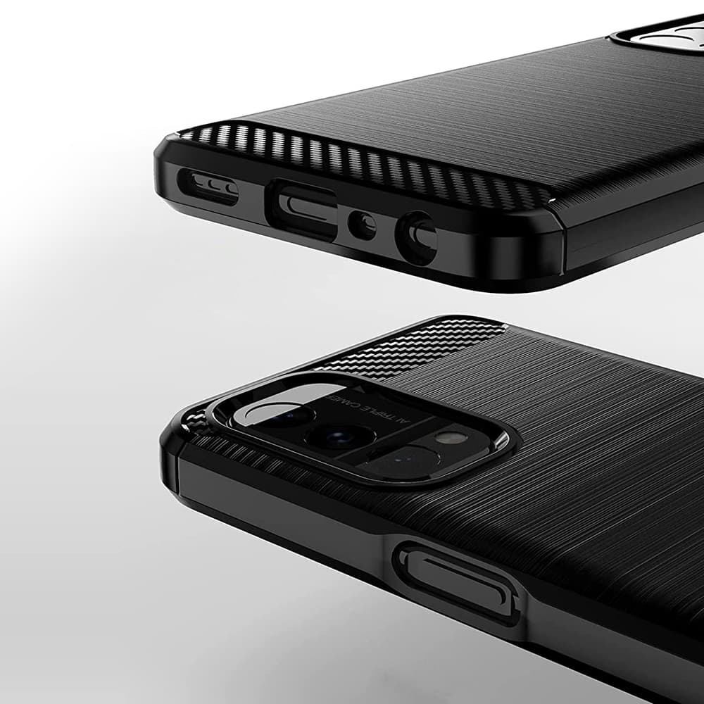 Carbon Case ovitek za OnePlus Nord N200 5G, črn 2