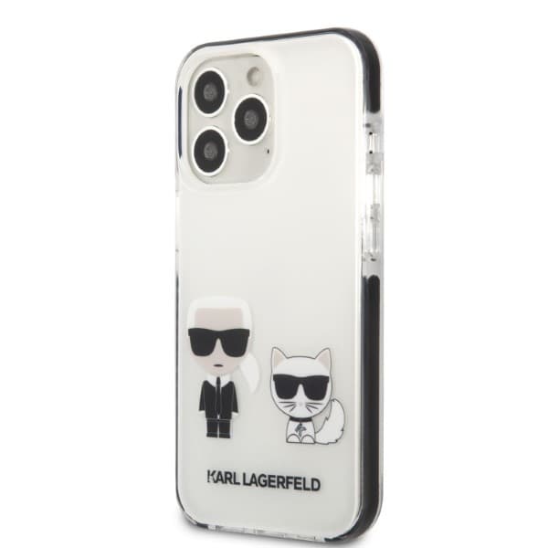 Karl Lagerfeld Choupette ovitek za iPhone 13 Pro Max, bel 2