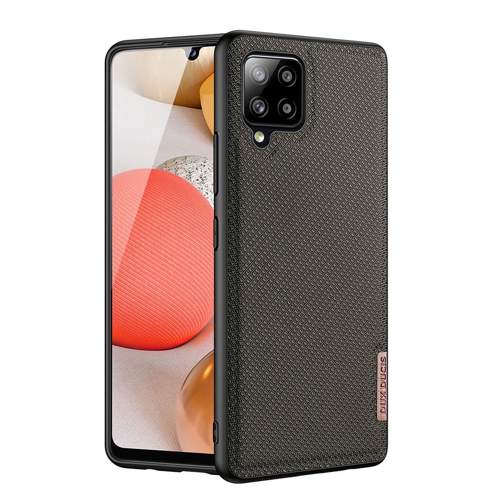 Dux Ducis Fino ovitek z najlonsko prevleko za Samsung Galaxy A42 5G - zelena