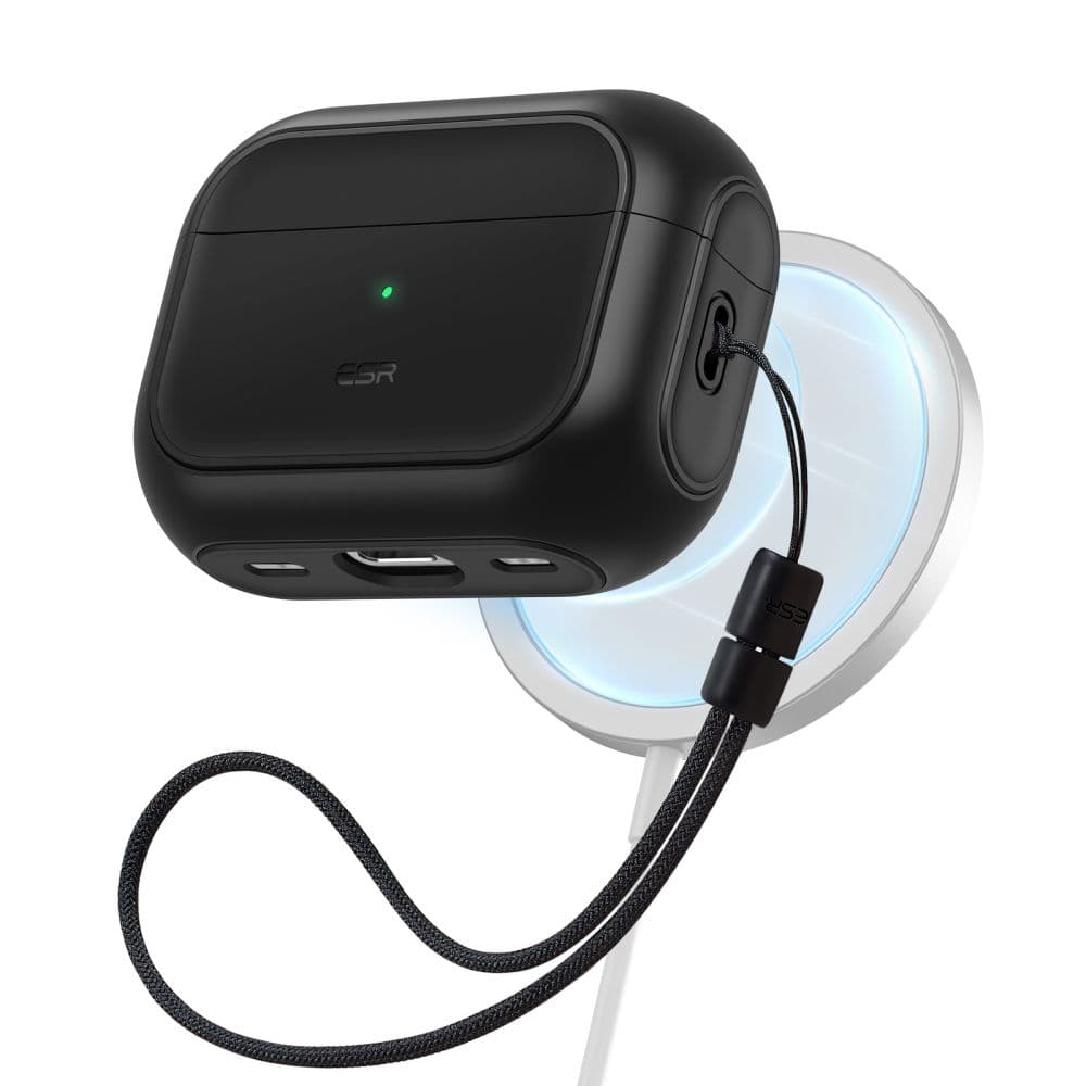 ESR Orbit Halolock ovitek za Apple AirPods Pro 1 / 2 z MagSafe - črn