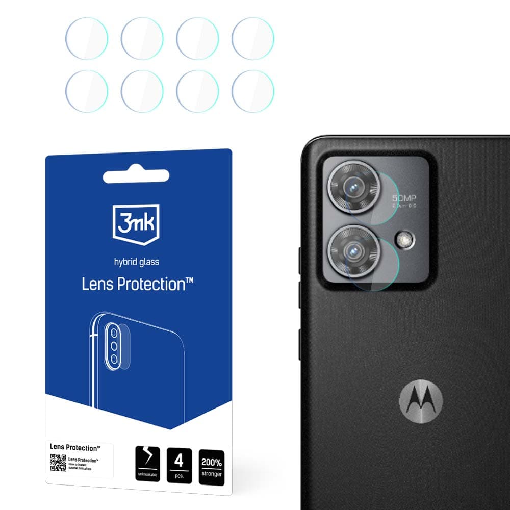 3mk Lens Protection™ hibridno steklo za kamero Motorola Edge 40 Neo