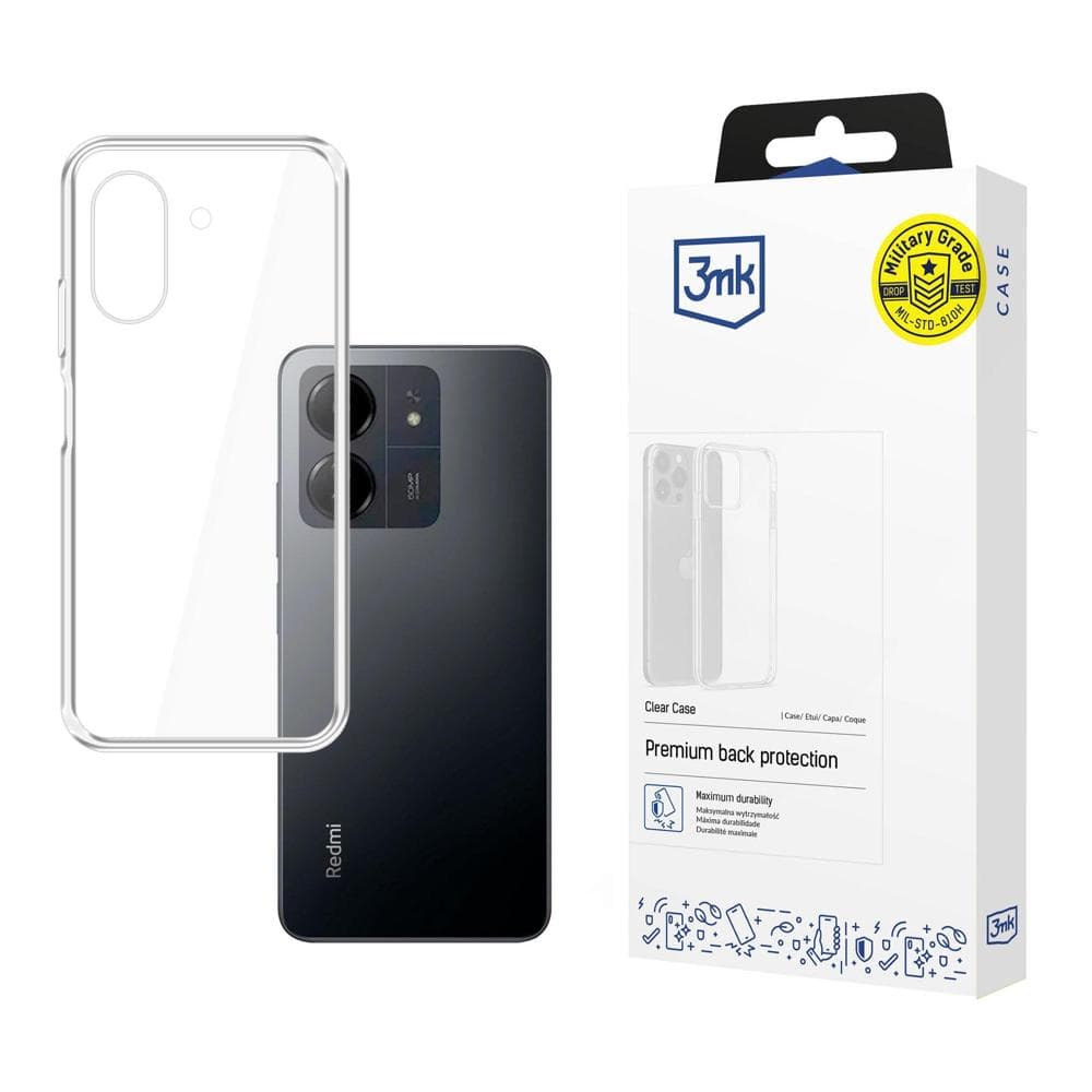 3mk Clear Case za Redmi 13C / Poco C65 - prozoren