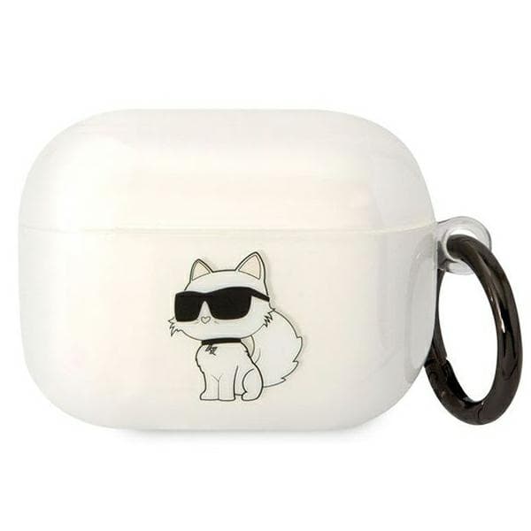 Karl Lagerfeld etui za AirPods Pro, Ikonik Choupette, prozoren