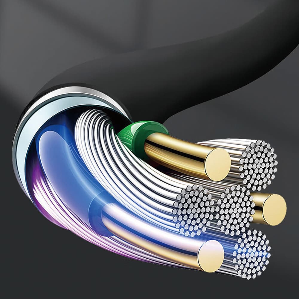 Dudao AUX kabel mini jack 3.5mm, 1m - črn 2