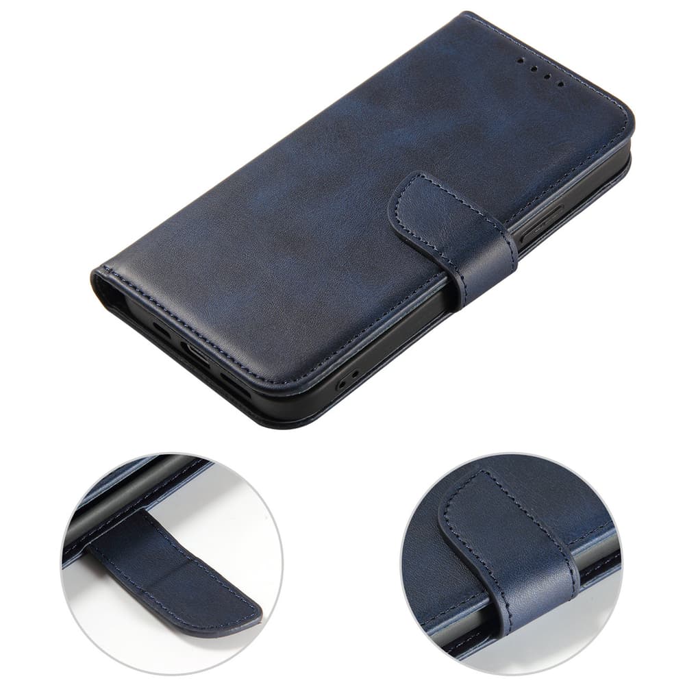 Denarnica etui za iPhone 15 Pro Hurtel Magnet Case - modra 2
