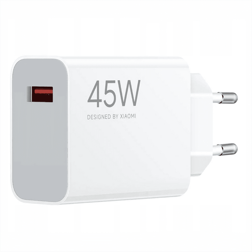 Xiaomi MDY-17-EF 45W USB-A zidni polnilnik, bel